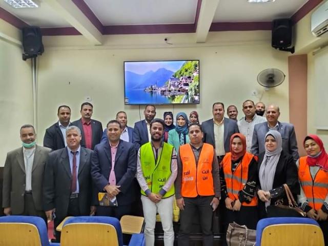 سوهاج ترفع شعار انت اقوى من المخدرات