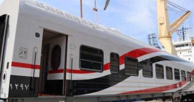 السكة الحديد تستقبل 12 عربة روسية درجة ثالثة مكيفة عبر ميناء الإسكندرية