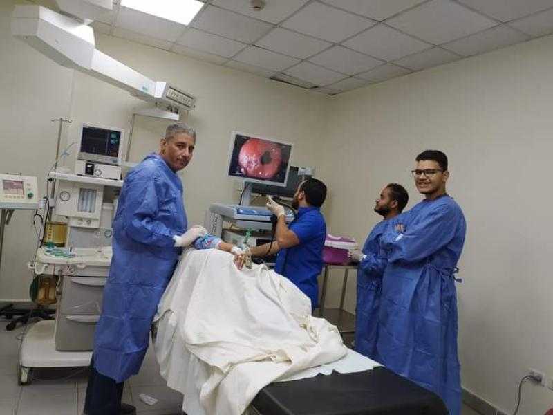 لستة مناظير طوارئ اليوم الأحد  بمركز  الجهاز الهضمي والكبد بسوهاج