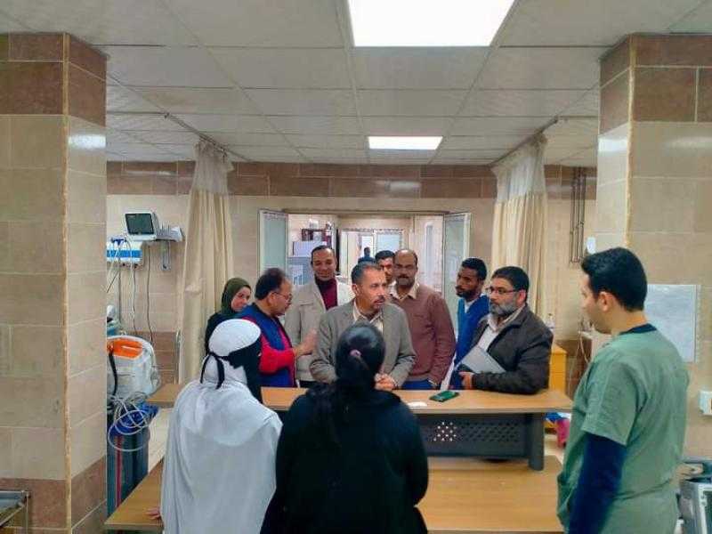 في أول زياراته الميدانية  وكيل صحة سوهاج يتفقد مستشفى سوهاج العام للمتابعة