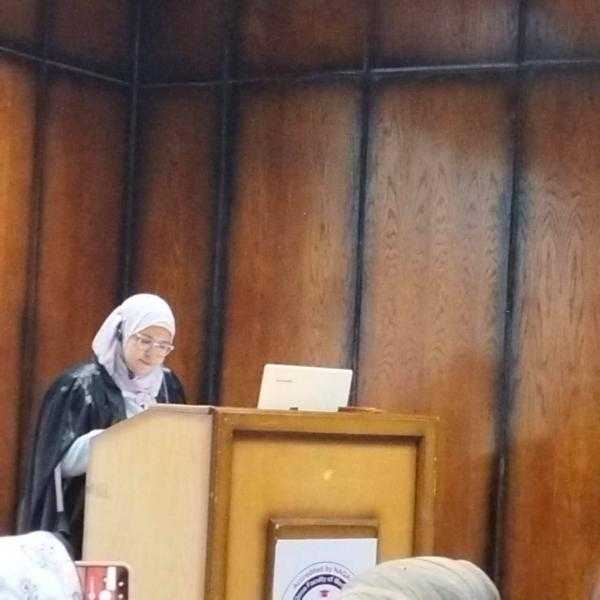 الف مليون  مبارك لبنت  العسيرات بفرشوط  الدكتوره اميمه زين العابدين فخري علي مراد  حصولها علي درجه الدكتوراه بكليه الطب البشري جامعه قنا