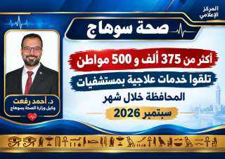 صحة سوهاج تستعرض جهود القطاع الصحي خلال سبتمبر صحة سوهاج تستعرض جهود القطاع الصحي خلال سبتمبر