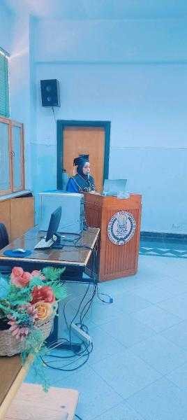 حصول الباحثة ايه أبوالفتوح   علي درجة الماجستير فى العلوم الزراعية من كلية الزراعة جامعة أسيوط